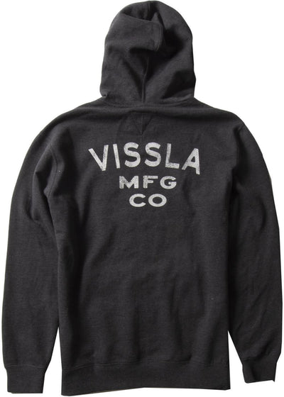 VISSLA Coastal Eco Pull Over hoodie - Black Heather