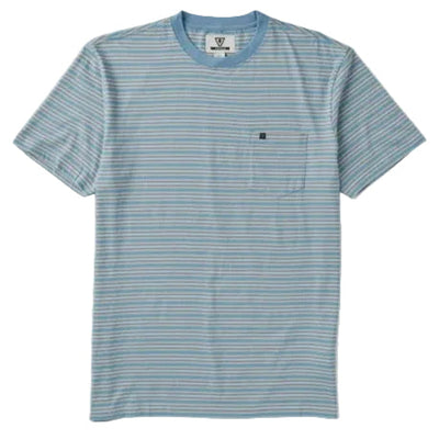 VISSLA Shore Eco SS t-shirt - Faded Denim