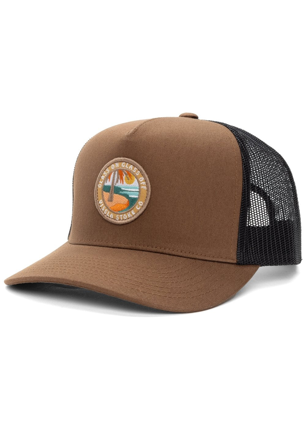 VISSLA Solid Sets Eco trucker hat - Dark Earth