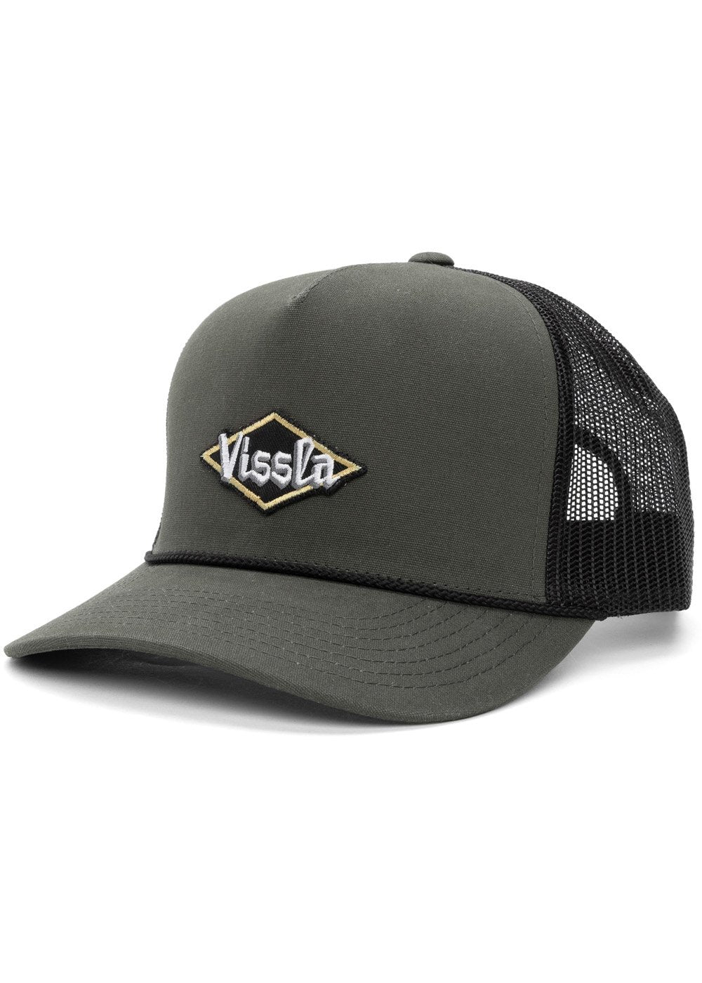 VISSLA West Winds Eco trucker hat - Charcoal