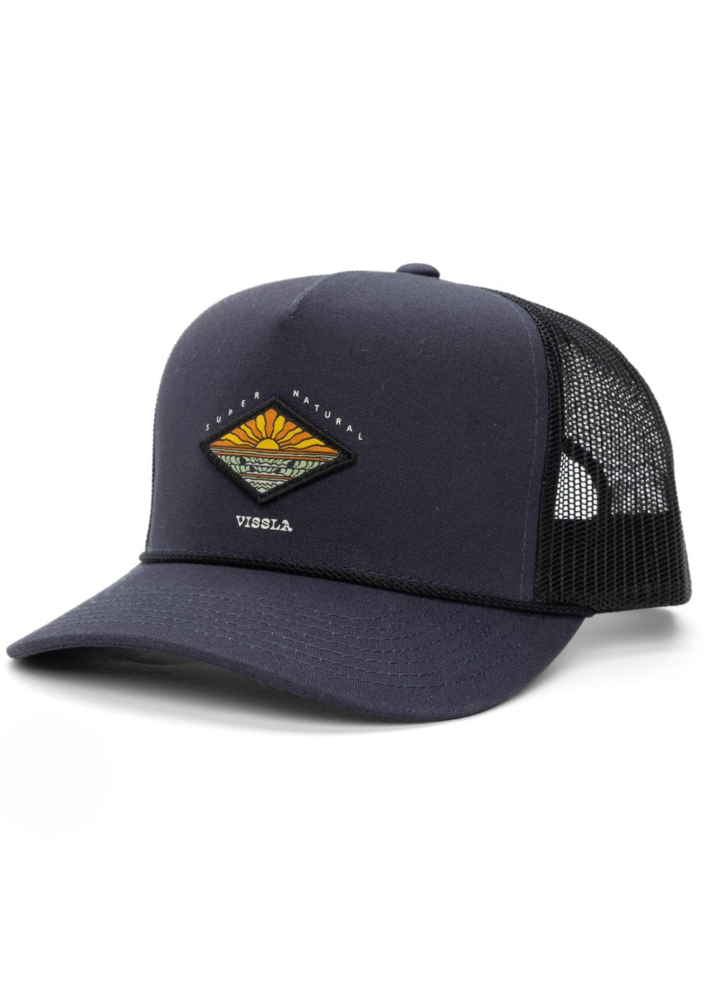 VISSLA West Winds trucker hat - Dark Denim