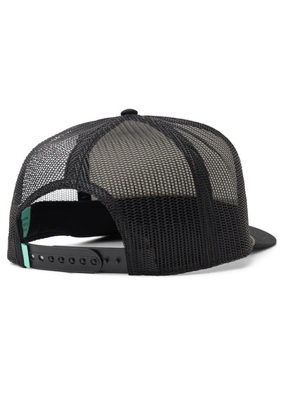 VISSLA Garage Foam Trucker Hat - Black