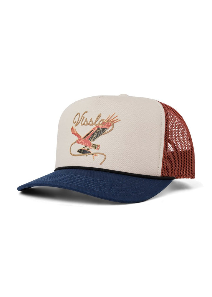 VISSLA Garage Foam Trucker Hat - Red