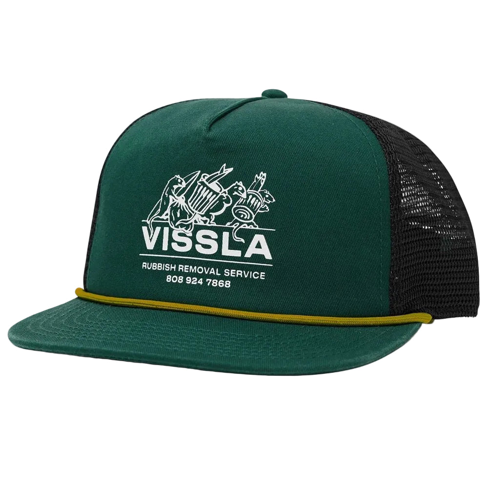 VISSLA Double Shaka trucker hat - Evergreen