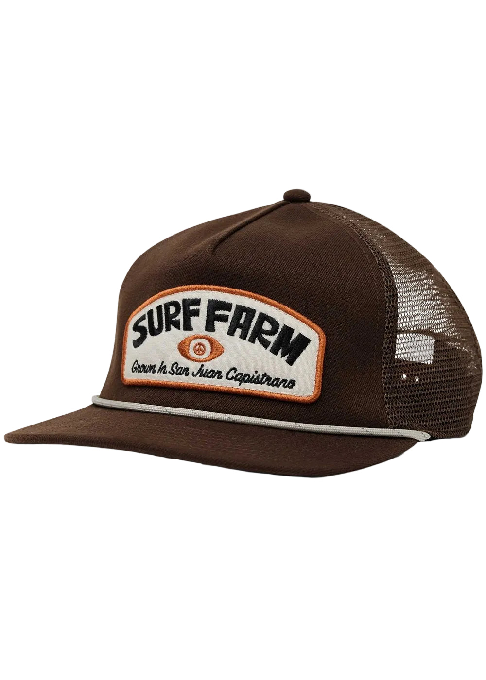 VISSLA Tec Surf Farm Trucker Hat - Dark Earth