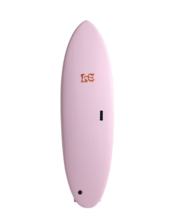 MICK FANNING Laura Sugar Glider Super Soft softboard - Pink/Clay - 7ft