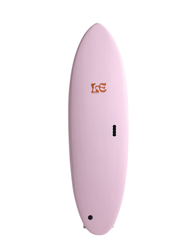 MICK FANNING Laura Sugar Glider Super Soft softboard - Pink/Clay - 7ft