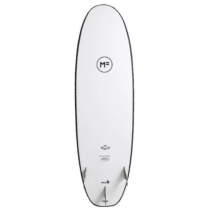 MICK FANNING Beastie Epoxy Pro 6ft softboard - Black/Charcoal