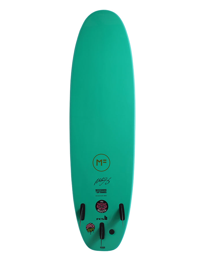 MICK FANNING Beastie Super Soft softboard - Aqua Marine - 6ft 6