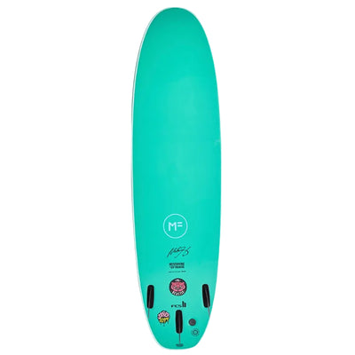 MICK FANNING Beastie Super Soft softboard - Mint/Aqua - 6ft 0