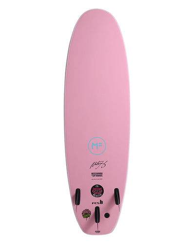 MICK FANNING Beastie Super Soft softboard - Baby Pink - 8ft