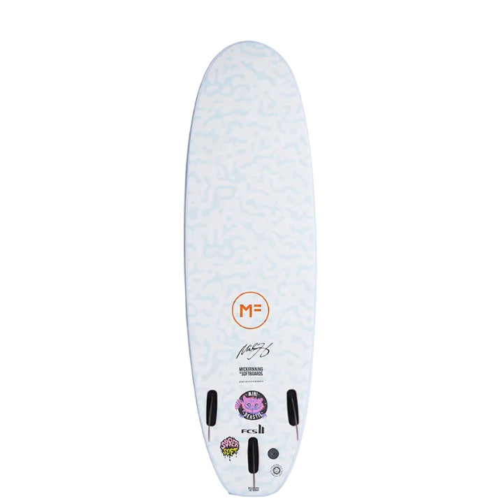 MICK FANNING Mini Beastie Super Soft softboard - Sky - 5ft 6