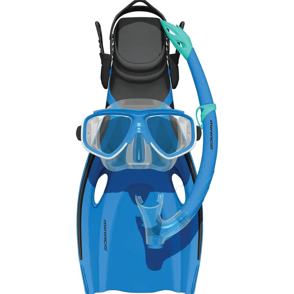MIRAGE Dolphin Silitex MSF Set - Junior - Blue