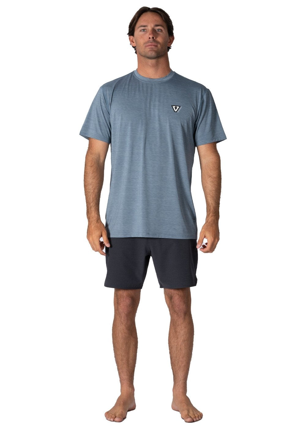 VISSLA Twisted Eco SS Sun Shirt - Dusk Heather