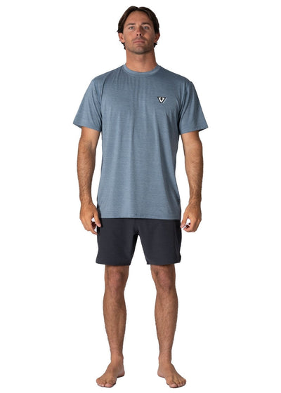 VISSLA Twisted Eco SS Sun Shirt - Dusk Heather