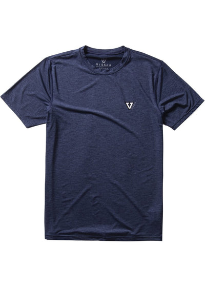 VISSLA Twisted Eco SS Lycra - Dark Navy Heather