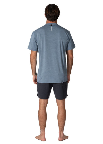 VISSLA Twisted Eco SS Sun Shirt - Dusk Heather