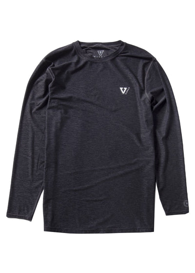 VISSLA Twisted Eco LS Lycra - Black Heather