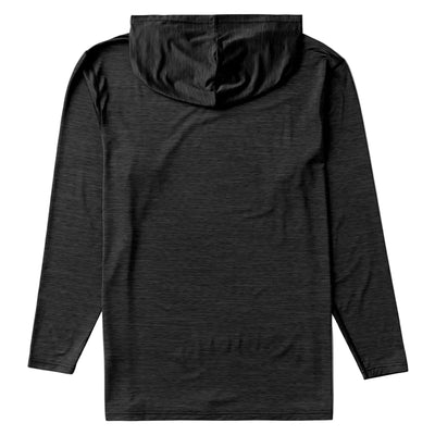 VISSLA Twisted Eco Hooded LS Sun Shirt - Black Heather 2