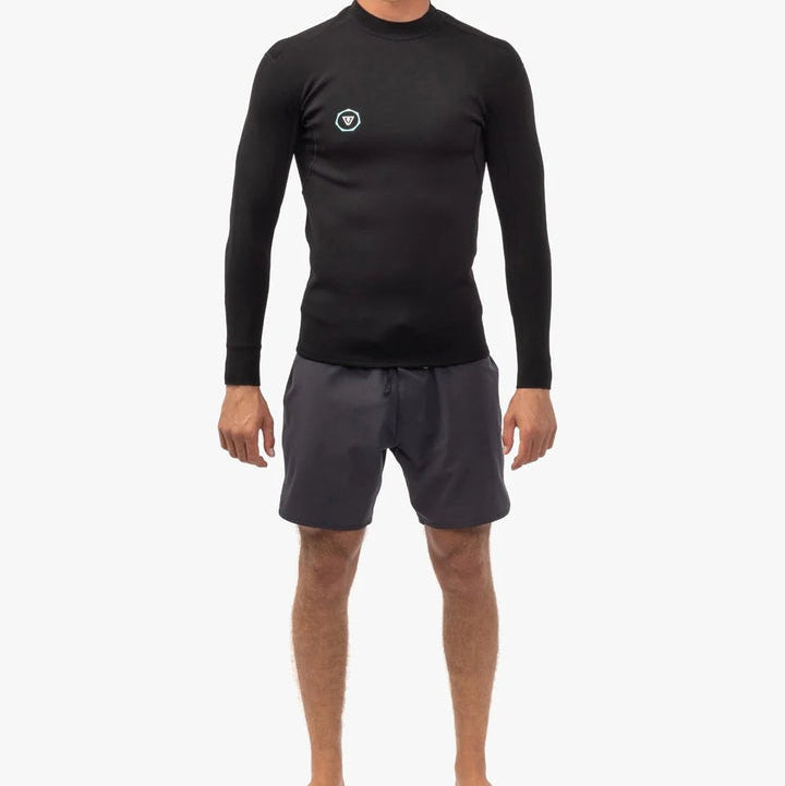 Vissla 7 Seas 1mm Long Sleeve Wetsuit Jacket Mens - Black