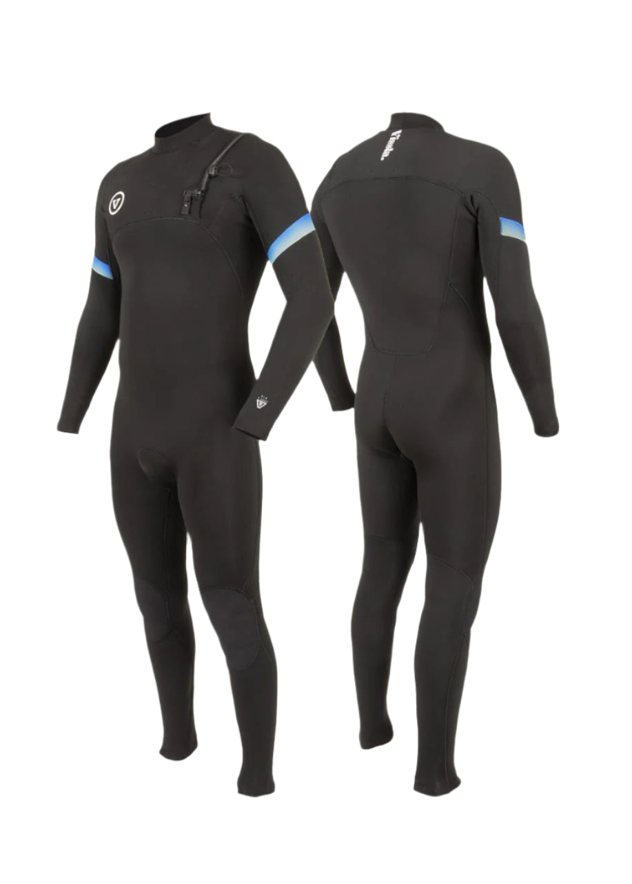 Vissla 7 Seas Raditude 3-2 Full Chest Zip steamer - Mens - Black