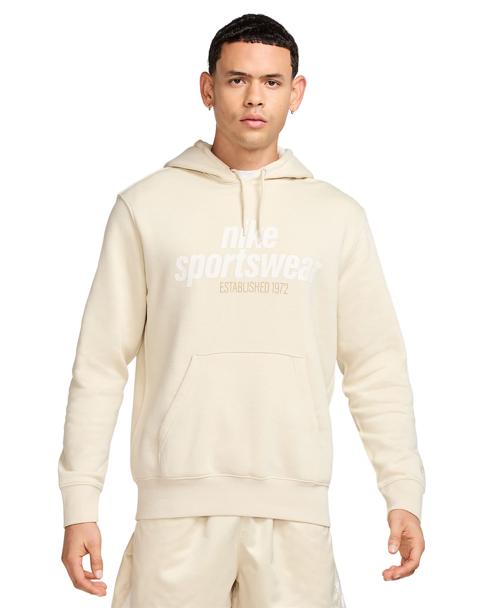 Nike Club Fleece Pullover Hoodie Mens - Light Khaki/Light Khaki/Sail