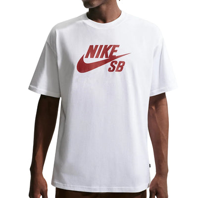 Nike SB Men's Logo Skate T-Shirt - White