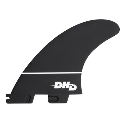 FCS II DH PC Black/White Tri Fins - Large