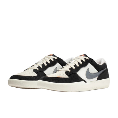 NIKE SB Force 58 Skate Shoes - Black/White/Cool Grey