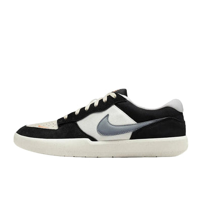 NIKE SB Force 58 Skate Shoes - Black/White/Cool Grey