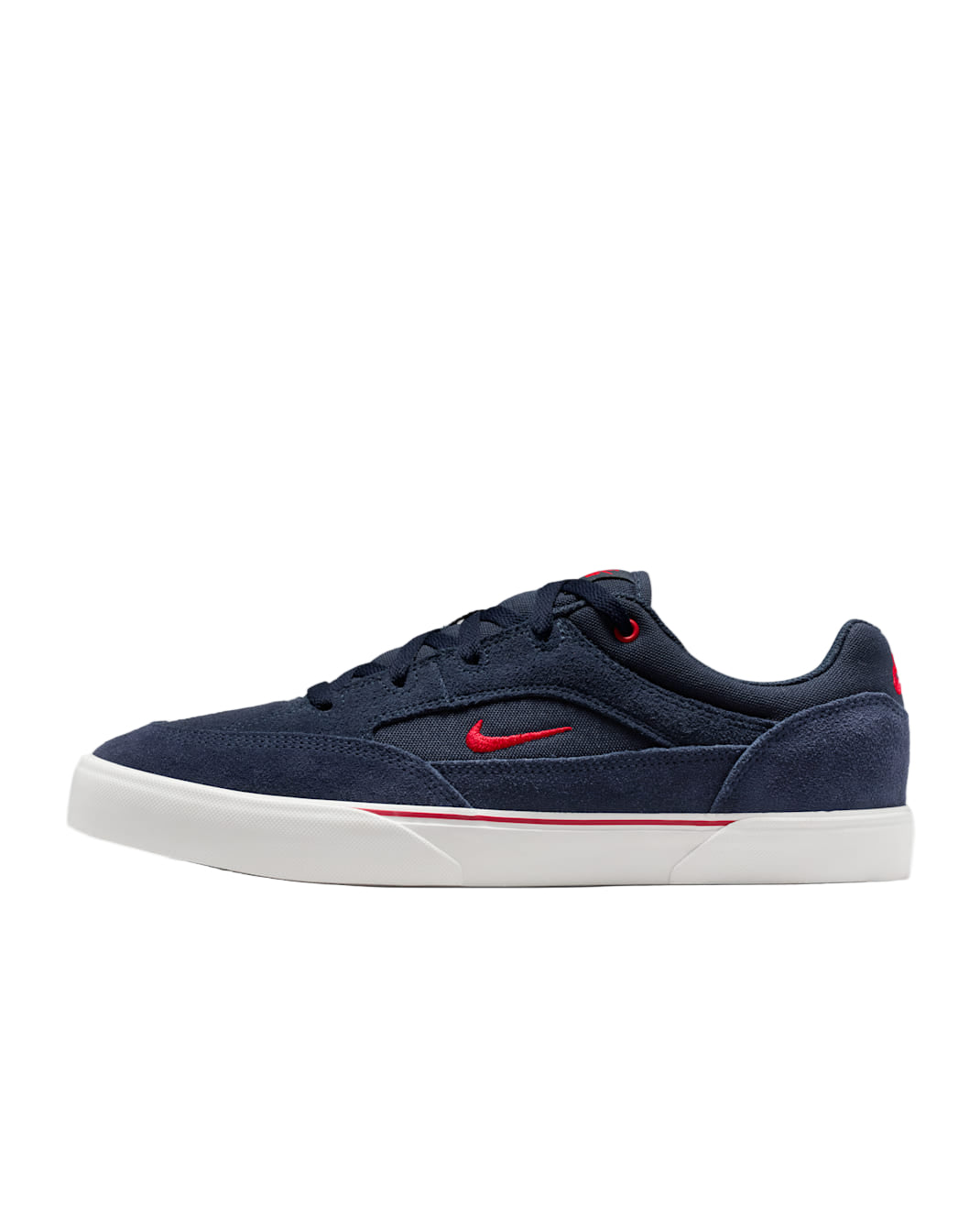 Nike SB Malor shoes - Obsidian Midnight Navy Summit White Gym Red