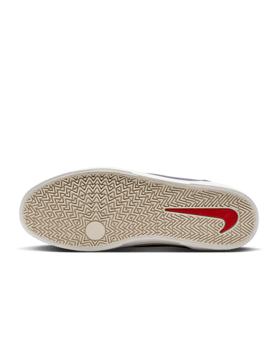 Nike SB Malor shoes - Obsidian Midnight Navy Summit White Gym Red