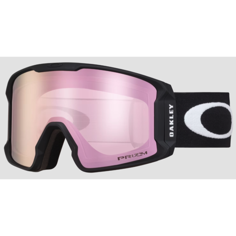 OAKLEY Line Miner M goggles - Matte Black w/ Prizm Snow Hi Pink