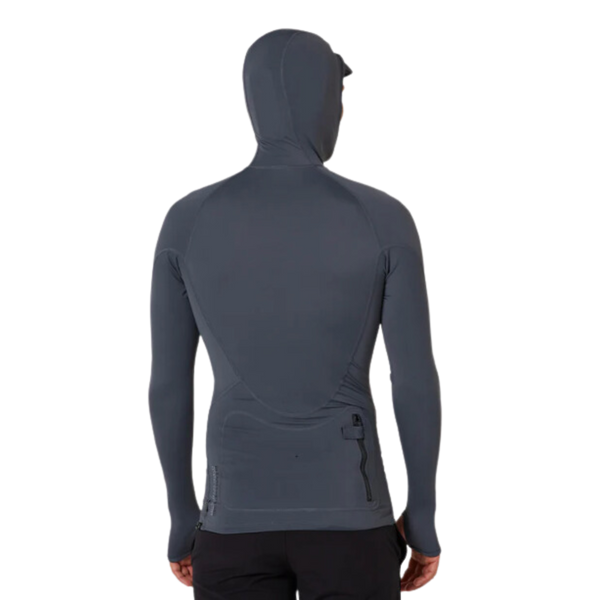 Ocean And Earth Tropic Hooded LS Rash Shirt - Charcoal