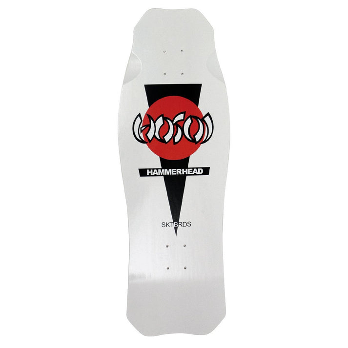 HOSOI OG Hammerhead reissue skateboard deck - White