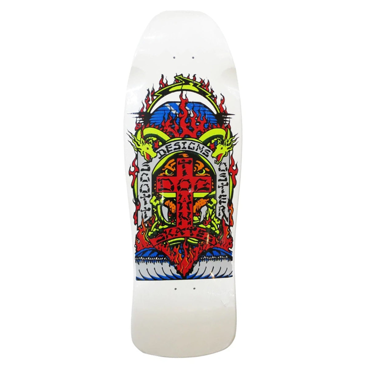 DOGTOWN Scott Oster 80s reissue deck - White - 10.3in