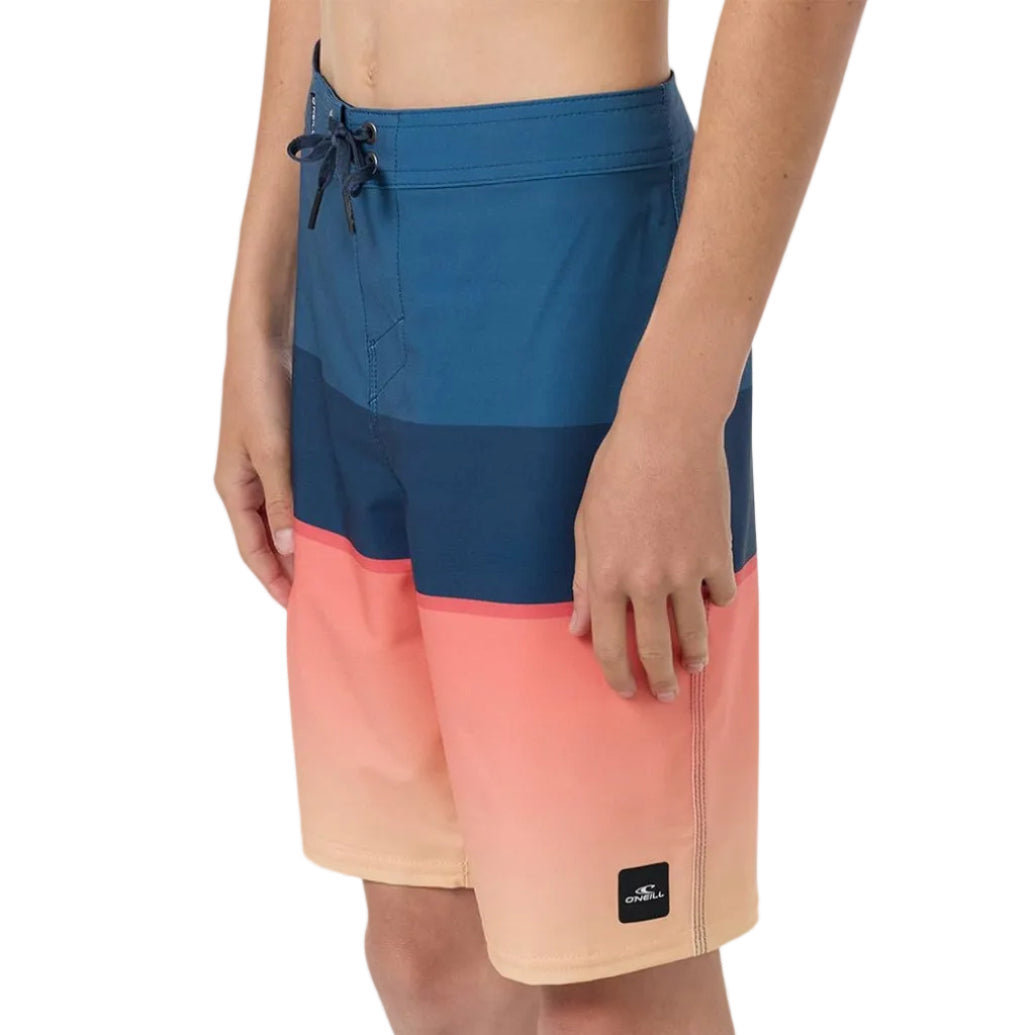 O'NEILL Hyperfreak Heat 17" Boardshort - Boys - Persimmon