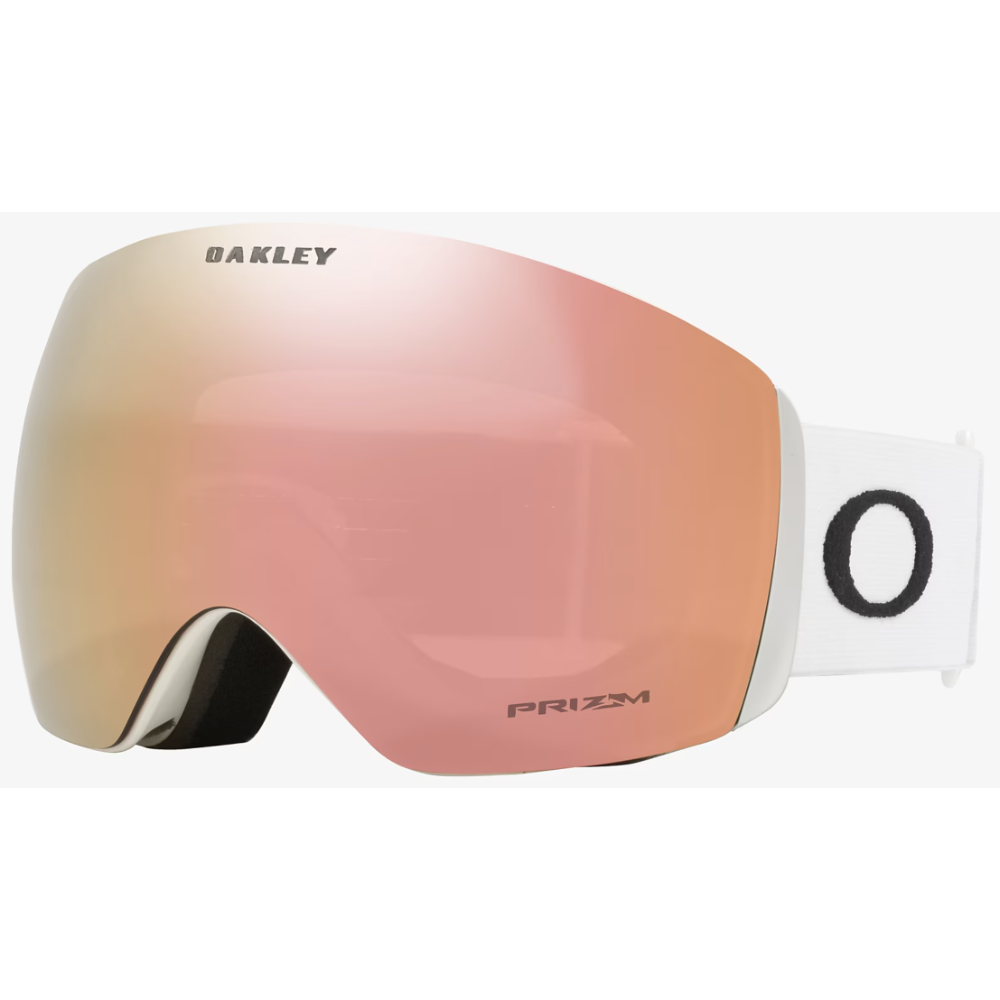 Oakley Flight Deck M Goggles - Matte White w/Prizm Rose Gold