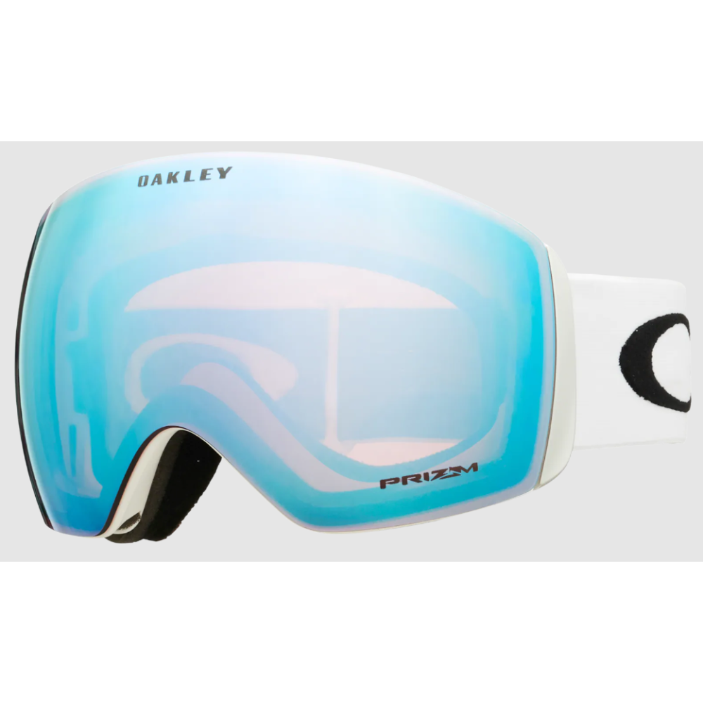 Oakley Flight Deck L goggles - Matte White w/Prizm Snow Saphire