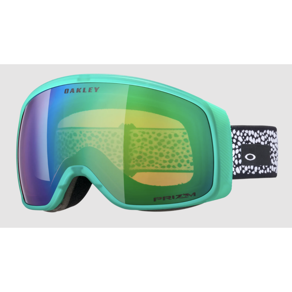 Oakley Flight Tracker M goggles - black habitat w/ Prism jade iridium