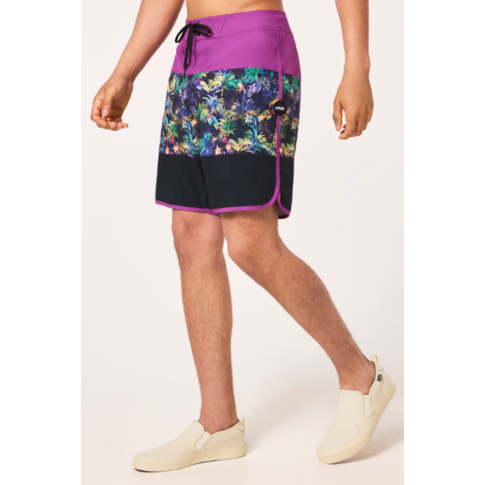 Oakley Neo Palms 19 Boardshort - Purple Palm Block Print