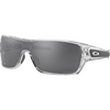 Oakley Turbine Rotar Sunglasses - Polished Clear w/Prizm Black Polarized