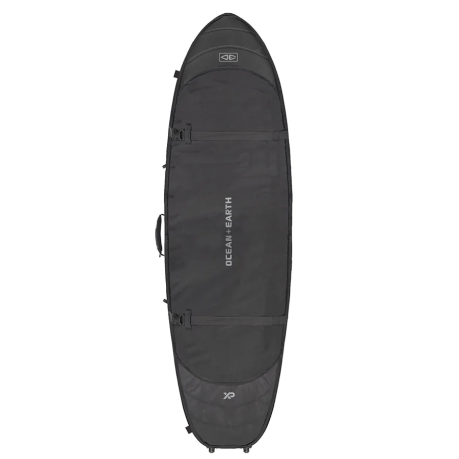 Ocean & Earth Hypa 4 Board Coffin Fish / Short Travel Cover - Black