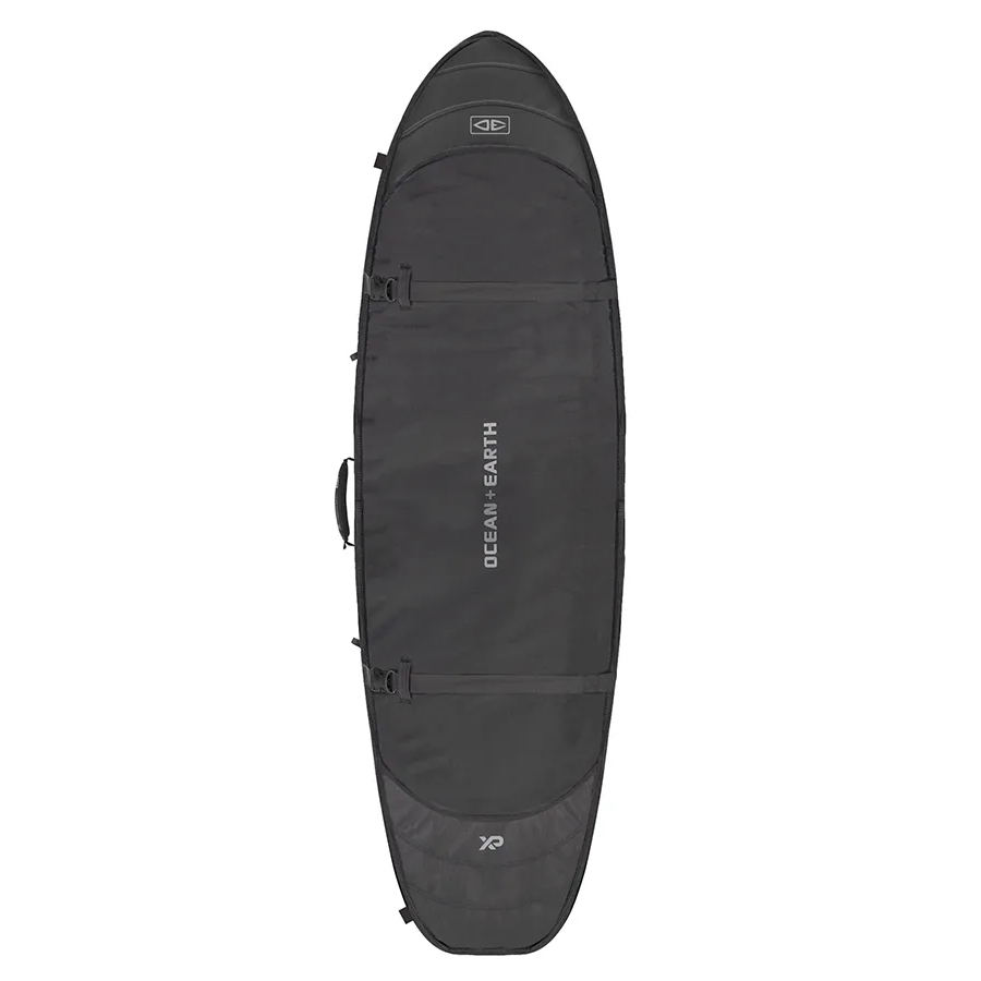 Ocean & Earth Hypa 5 Board Coffin Fish / Short Travel Cover - Black