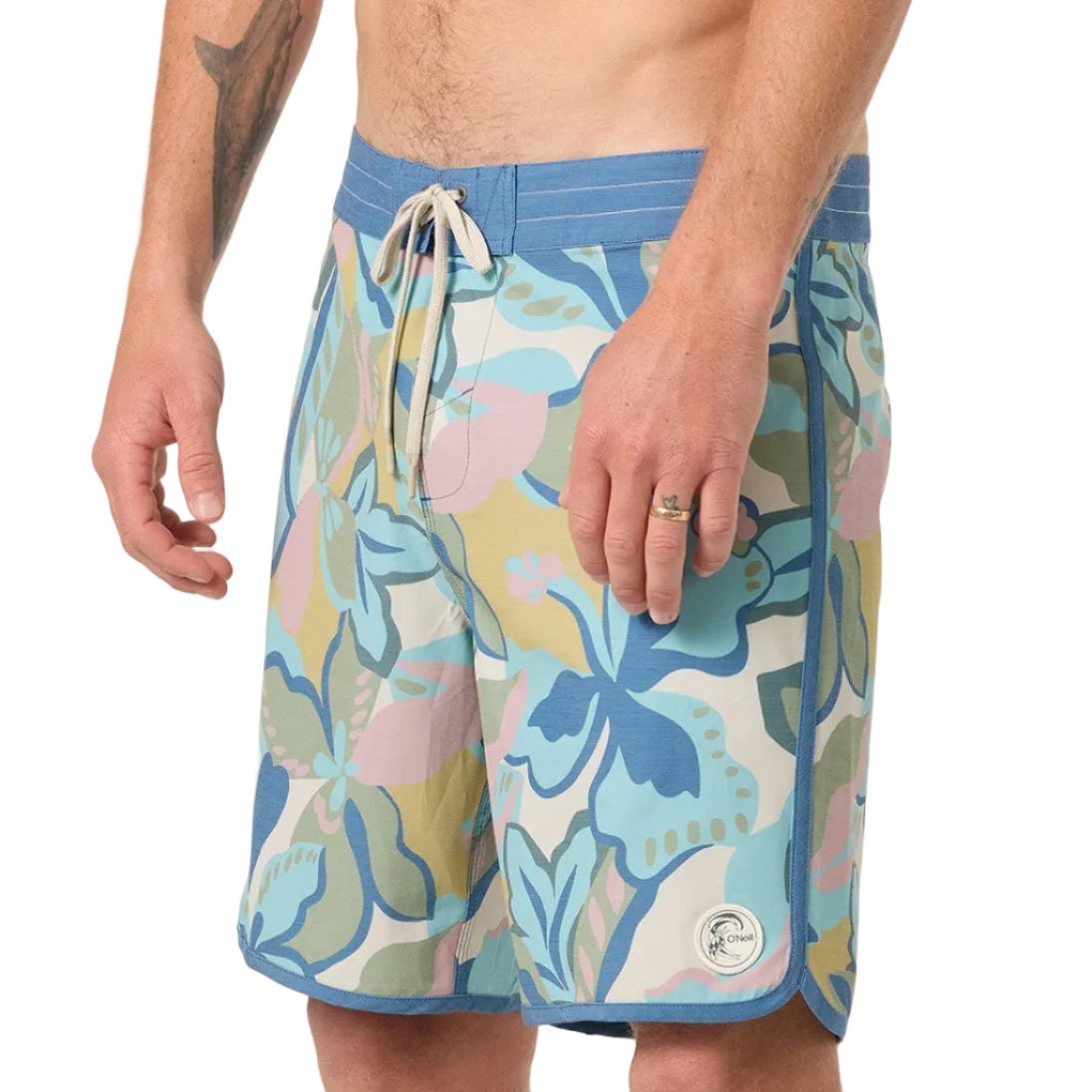 Oneill OG Printe Scallop 18 Boardshort - Bue Fusion