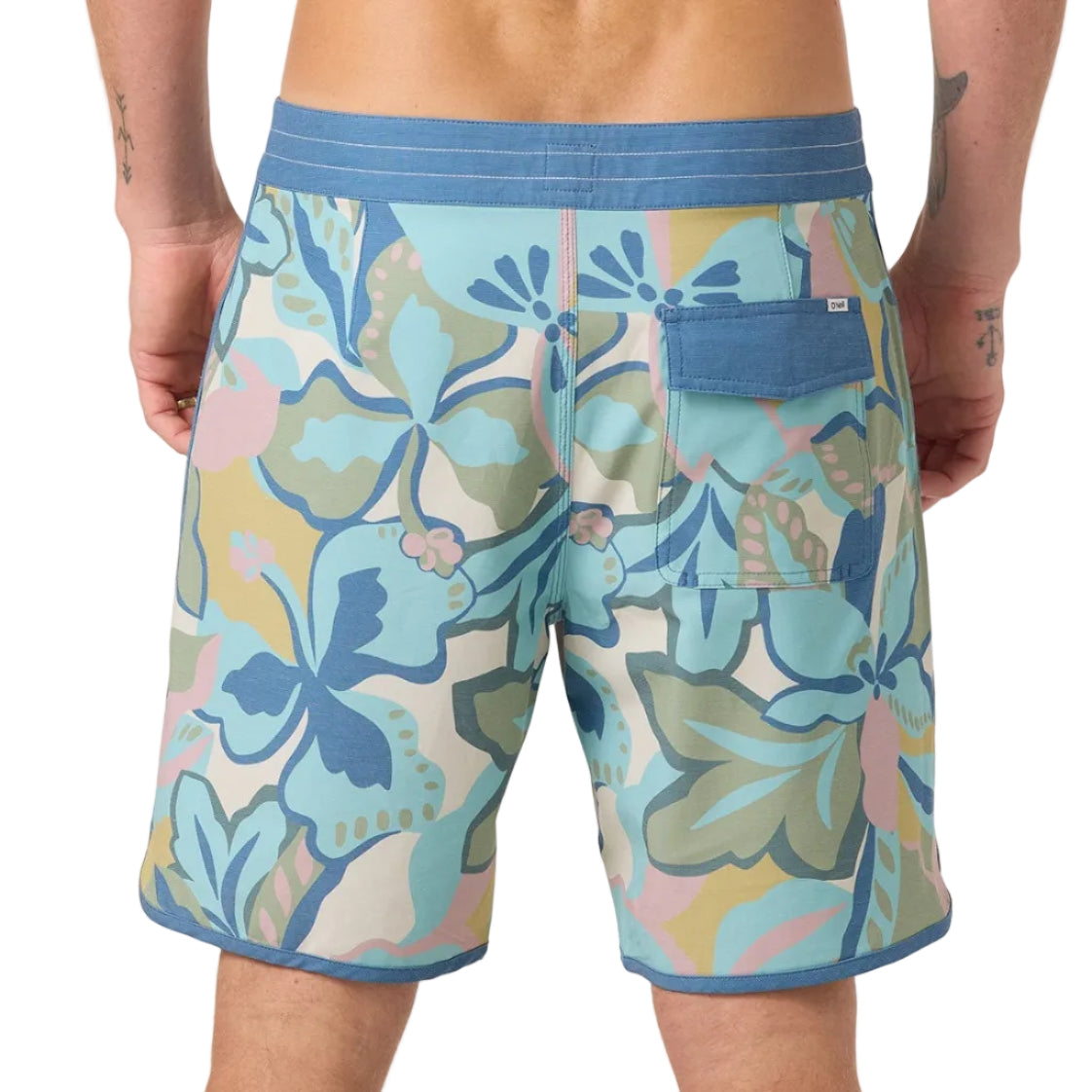 Oneill OG Printe Scallop 18 Boardshort - Bue Fusion