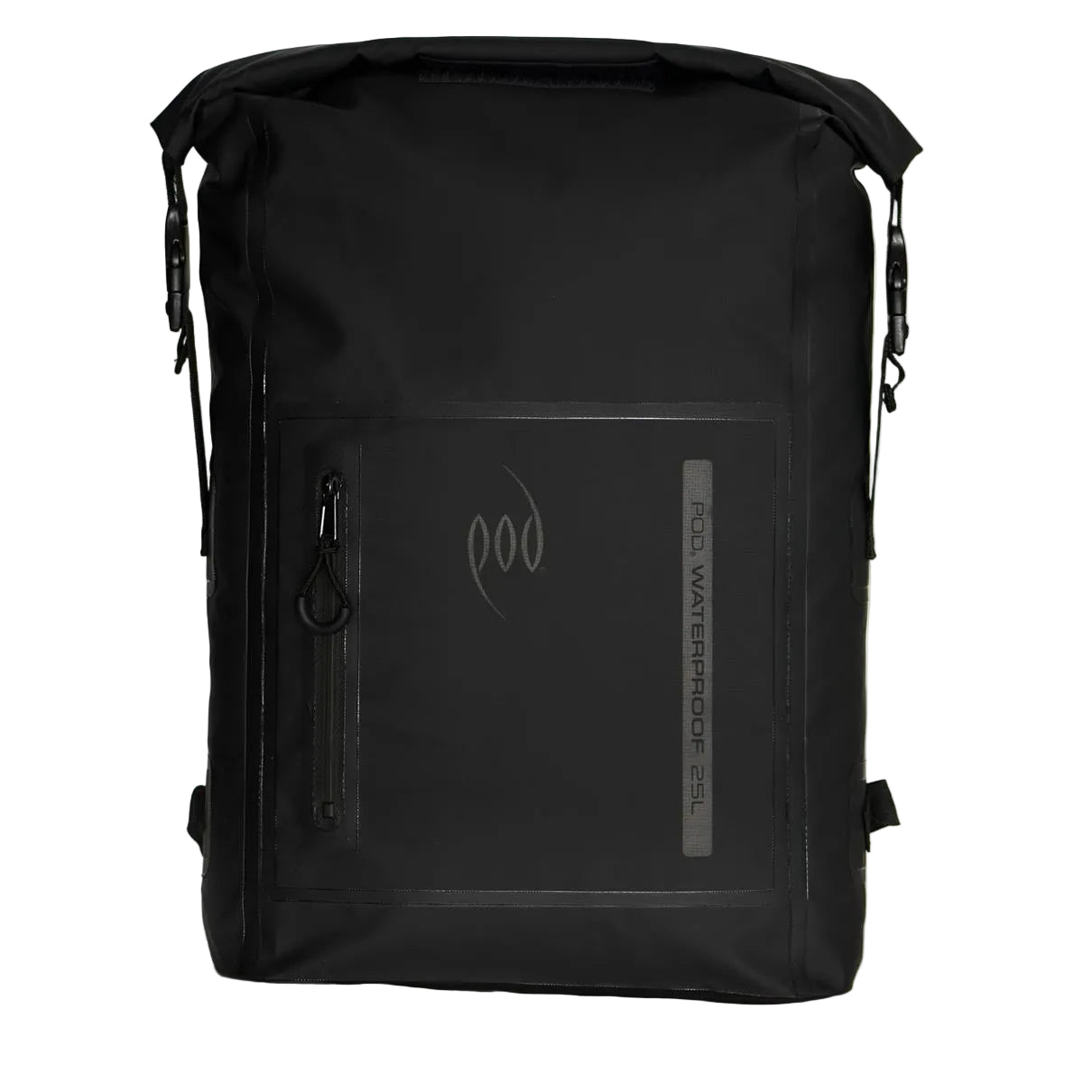 POD Waterproof Backpack 25L Dry Bag - Black/Black