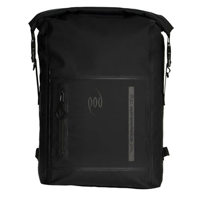 POD Waterproof Backpack 25L Dry Bag - Black/Black