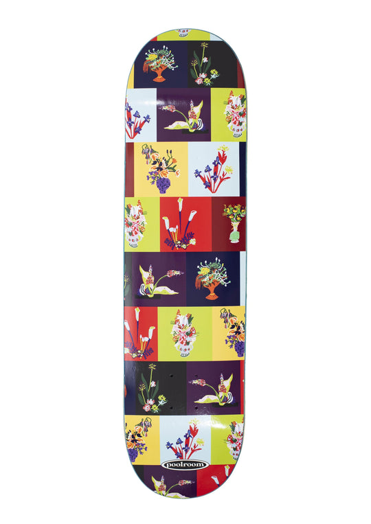 POOLROOM Chan Floral skateboard deck - 8.0