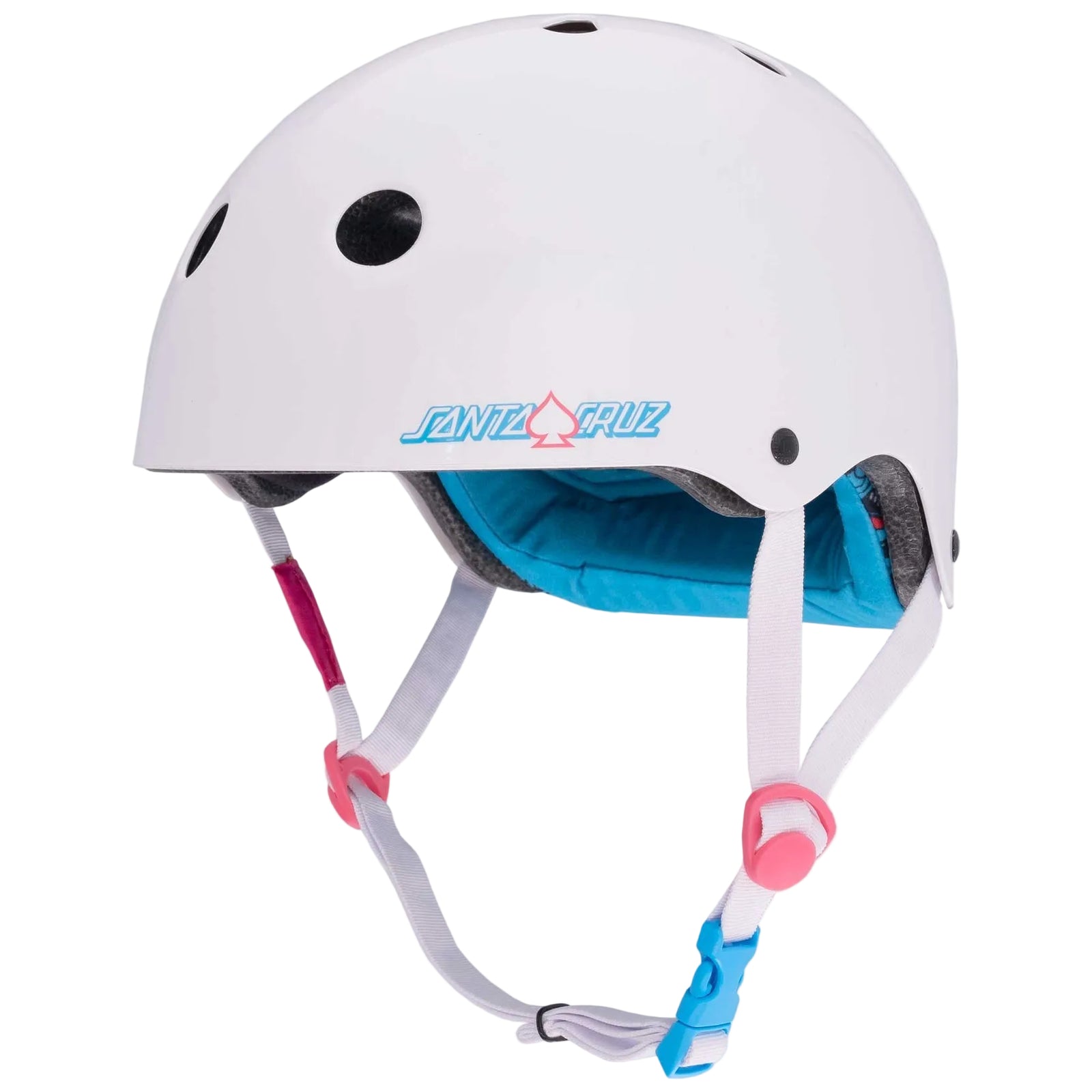 PRO-TEC Low Pro Certified skateboard helmet - Santa Cruz Gloss White